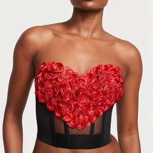 Victoria's Secret VS Archives Rosette Heart Corset Top in size small